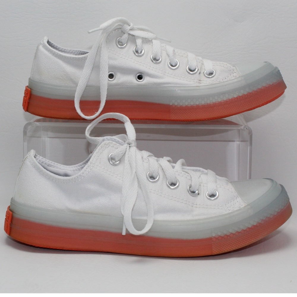 Converse Chuck Taylor All‎ Star CX Low White Translucent Orange 168569C W6.5